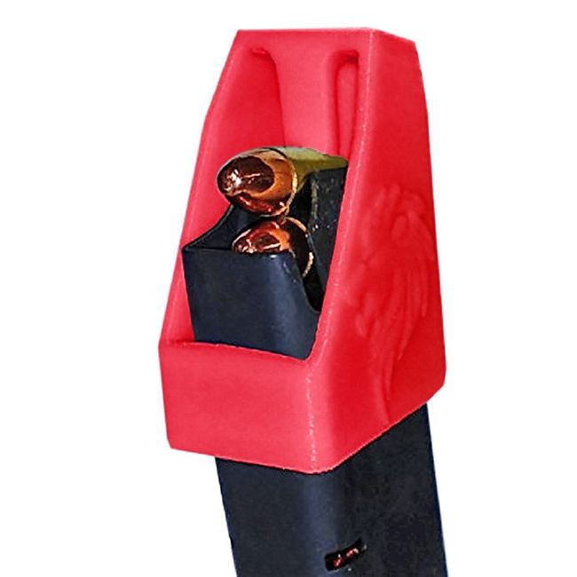 RAEIND Universal Speedloader for 9mm Double Stack Handguns Magazine Speed Loader (Red)