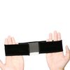 1 piece wig fixing band, adjustable size, wig shifting, soft, use with wig net, breathable (Black)