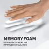 Fellowes Memory Foam Mouse Mat with Wrist Support - Ergonomic Mouse Pad for Computer Laptop - Sapphire