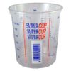 400ml Clear Plastic Mixing Cup (Calibrated to 340ml) - 10pk - Includes Lids…