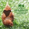 Hen Saver Hen Apron/Saddle, Single Strap, X-Large, Brown