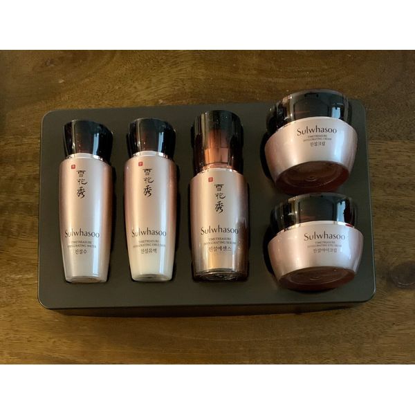 Sulwhasoo Timetreasure Kit 5 items Water+Emulsion+Serum+Eye+Cream NO_BOX Sale!!