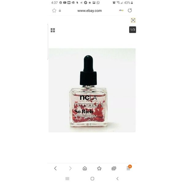 NCLA Beauty So Rich Love Potion Cuticle Oil .5 fl oz Vitamin E