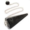 Gem dowsing divination pendant for divination and healing.