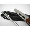 Myerchin Knives W100 Generation 2 Professional Wood Offshore Rigging System Fixed Blade and Marlinspike Fits in Leather Sheath with Leather Lanyard Strap