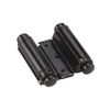 Rok Hardware Double Action Steel Spring Hinge, Black Super Value 2-Pack (2 Hinges)