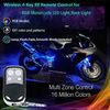 Wireless 4-Key RF Remote RGB LED Controller for Car Neon LED Strip Light RGB ...