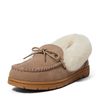 Timberland Women's Peak Shearling Moc Slipper, Taupe Gray, 7