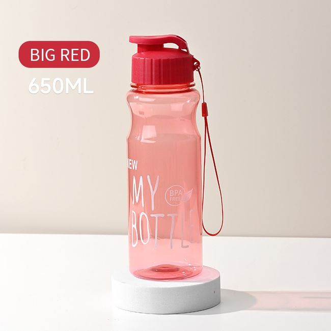 Transparent Water Bottle Portable Sport Cup For Drinking Kitchen