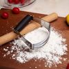 Stainless Steel Pastry Blender Cutter & Bench Scraper Set, Efficient Baking Tool