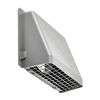 Lambro W/Damper 351G/351GR 6-Inch Plastic Wall Cap, 1 Count (Pack of 1), Gray