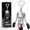 Ipow Stainless Steel Red Wine Beer Bottle Opener Wing Corkscrew