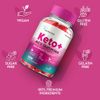 True Keto Fusion Keto + ACV Gummies Supplement, Max Strength (2 Pack)