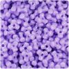 BeadTin Lilac Opaque 11mm TriBead Craft Beads (500pcs)
