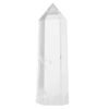 Luckeeper Healing Crystal Wands 2" Clear Quartz Crystal Obelisk | Polished 6 Faceted Reiki Chakra Meditation Therapy