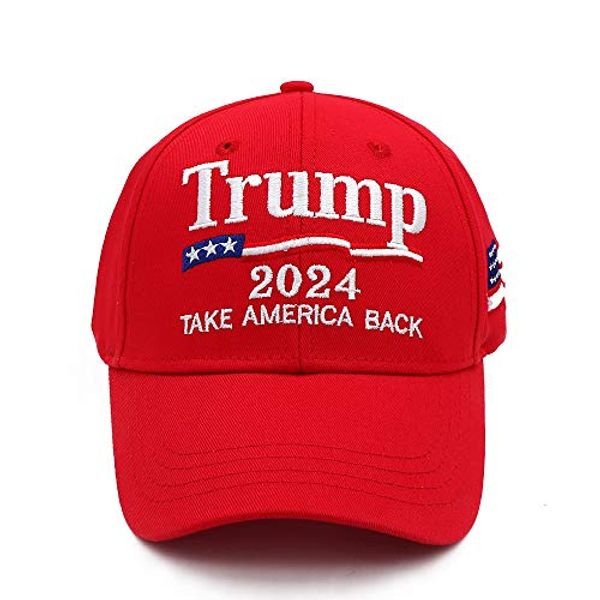 Trump 2024 Hat, Donald Trump 2024 Cap Keep America Great MAGA USA Embroidery Adjustable Baseball Cap