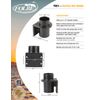 Folbe F001 - Vertical Mount Net & Gaff Holder