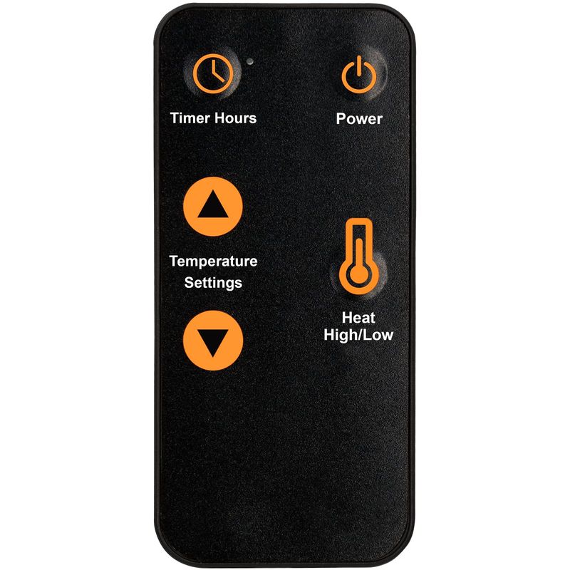 Replacement Remote Control for Heat Surge Electric Fireplace Heater S8 ...