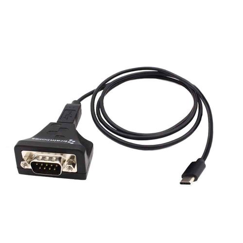Brainboxes US-735 Usb-c 1 Port Usb Rs232 Serial Adap Indust L -40f To +176f Temp Range