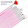 Nail Art Accessories Kit Pen Dotting Tools Brushes Decoration Rhinestones Set