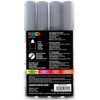 POSCA Marker Set PC 5 m 4 Neon Colours Varnish Acrylic Kit Box