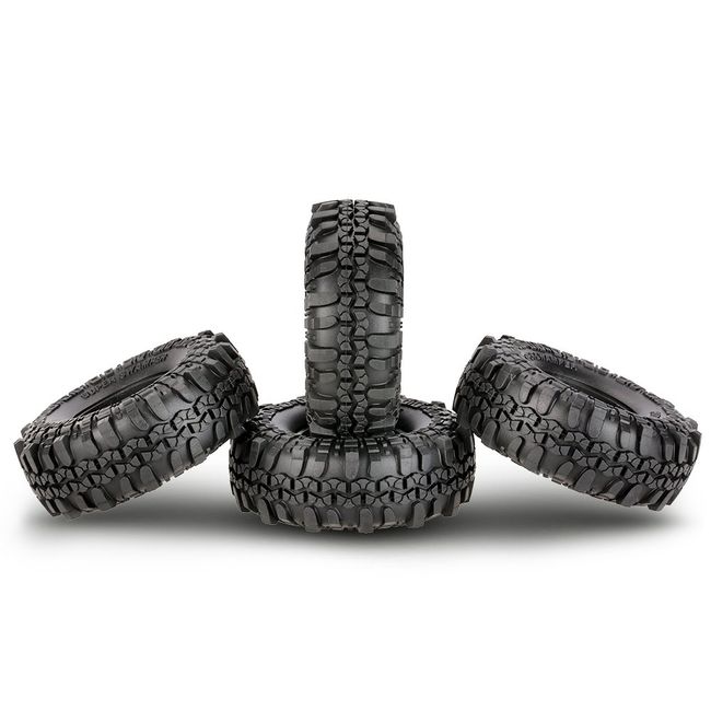 Goolsky 4pcs Tires AUSTAR AX-4020 1.9" 110mm 1/10 Lock Crawler Tire for D90 SCX10 AXIAL RC4WD TF2 RC Car