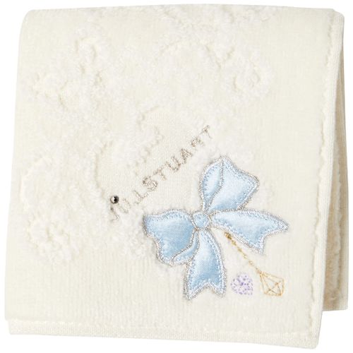 Jill Stuart Towel Handkerchief, Women's Towel Handkerchief, 09208045, 09208045C, Cream Approx. Width 7.9 x Height 7.9 inches (20 cm) x Height 7.9 inches (20 cm), cream