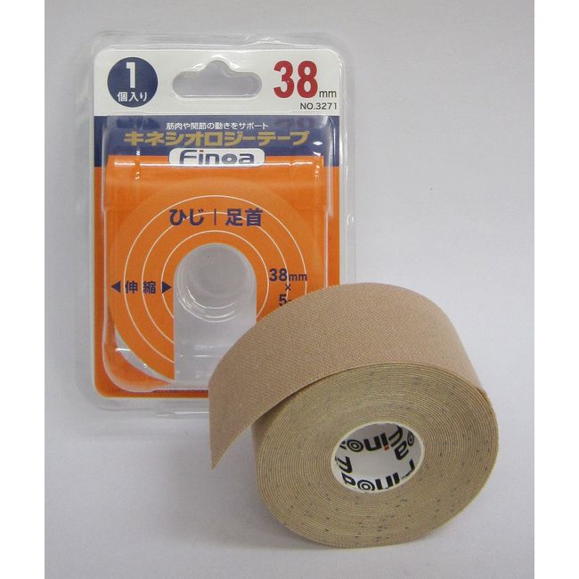 finoa (Finoa) Elbow, Calf and Shoulder Support Elastic Tape Width 3.8 cm 3271