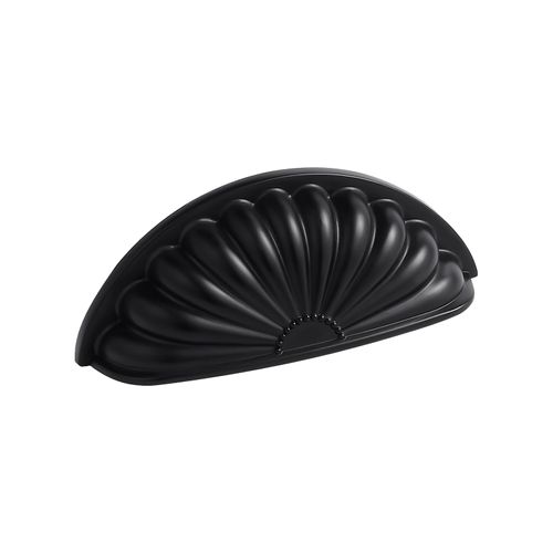 JIASENBAO Black Cabinet Cup Pulls 3" Hole Center 10 Pack Matte Drawer Pulls Kitchen Hardware Cabinet Handles Dresser Handles Knobs