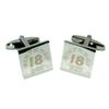 18th Birthday Boy Engraved Cufflinks in Gift Box - X2BOE017