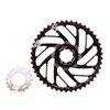A2Z Wide Range Adapter Cassette Range Extender Sprocket - Black, Size 46T
