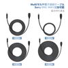 JJC 3.3 ft (1 m) Extension [Sony VMC-MM1 Replacement Multi Cable] Compatible with Sony RM-VPR1 VCT-VPR1 Multi Terminal Connection Cable, Remote Control Cable, Camera Remote Control Connection Cable,