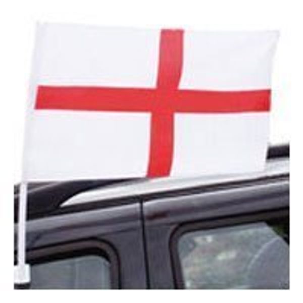 Squizzas! SQ-238 England Car Flags (Pack of 2)