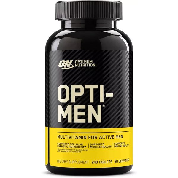 Optimum Nutrition Opti-Men Multivitamin for Men Immune Support Supplement 240 Ct