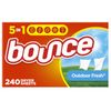 Bounce Dryer Sheets Laundry Fabric Softener Sheets , Outdoor Fresh, 480 Count