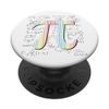 Pi Symbol Math Formula Mathematics Funny Pi Day PopSockets Swappable PopGrip