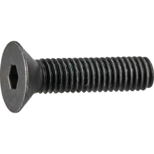 Trusco Y808-0612 Hex Socket Countersunk Bolt, Black Dyed, Full Thread, M6 x 12, Pack of 10, Small Quantity