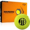 Callaway Golf 2023 Warbird Yellow Monogrammed Golf Balls