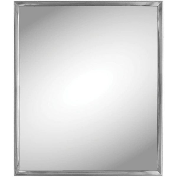 Silver Trim Wall Mirror Home Decor Wall Bathroom Livingroom Mirror 10x12 inches