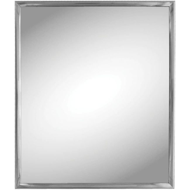 Silver Trim Wall Mirror Home Decor Wall Bathroom Livingroom Mirror 10x12 inches