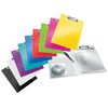 Leitz41990016 A4 Clipfolder with Cover, Lightweight Polyfoam, WOW Range, Yellow