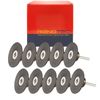 RENOTEC 3" Pad Holder for Sanding Discs, Hard Rubber, TR System, 10 Pcs Pack