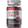 Nitric Oxide Beet Root Gummies | 60 Count | with Nitrates | Natural Strawberry F