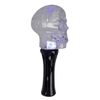 Northlight LED Transparent Multi-Function Halloween Skull Light - 9" - Multicolor Lights