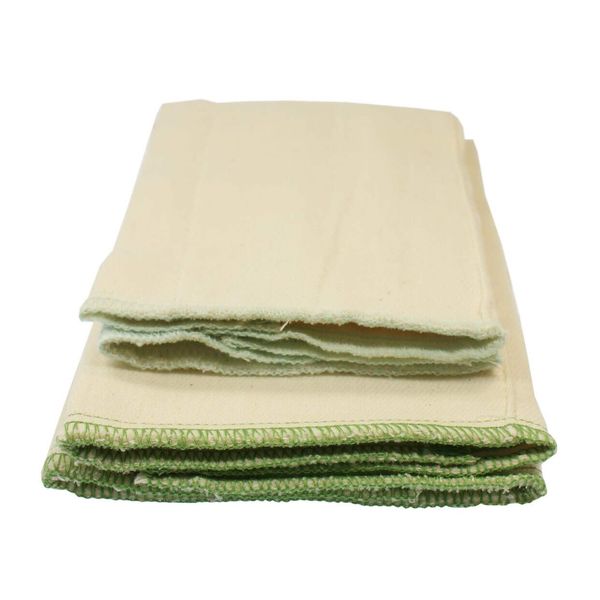 Blümchen Prefold Cloth Nappy Pack of 6 Organic Cotton Size Regular