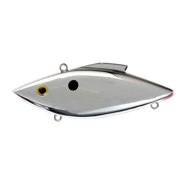 Bill Lewis Lures RT25 Rat-L-Trap, 1/2-Ounce, Chrome/Black Back