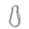 CONNEX DY270866 Fireman s snap Links with Screws A2, Silber