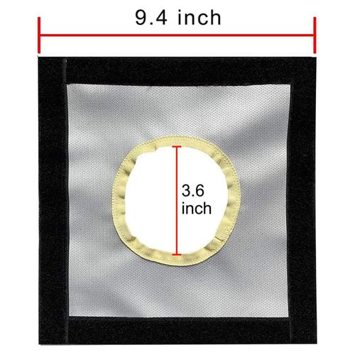 HTgears Pomoly Fireproof ove Jack Cloth With Chimney Hole For Wood ove Hot Tent Camping 9.4x9.4