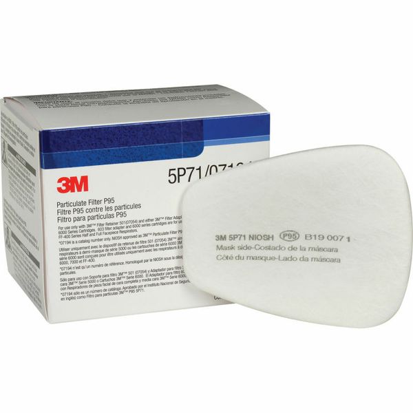 *10-Pieces* 3M Particulate Replacement Filter P95 For 5000 & 6000 Series 5P71