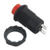 WMYCONGCONG 30 PCS 12mm Self-Locking Latching Push Button Switch AC 250V/1.5A 125V/3A